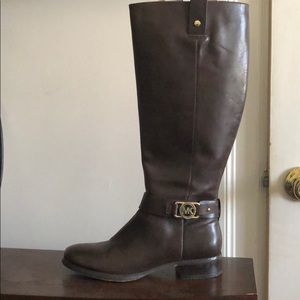 Dark Brown Leather boots